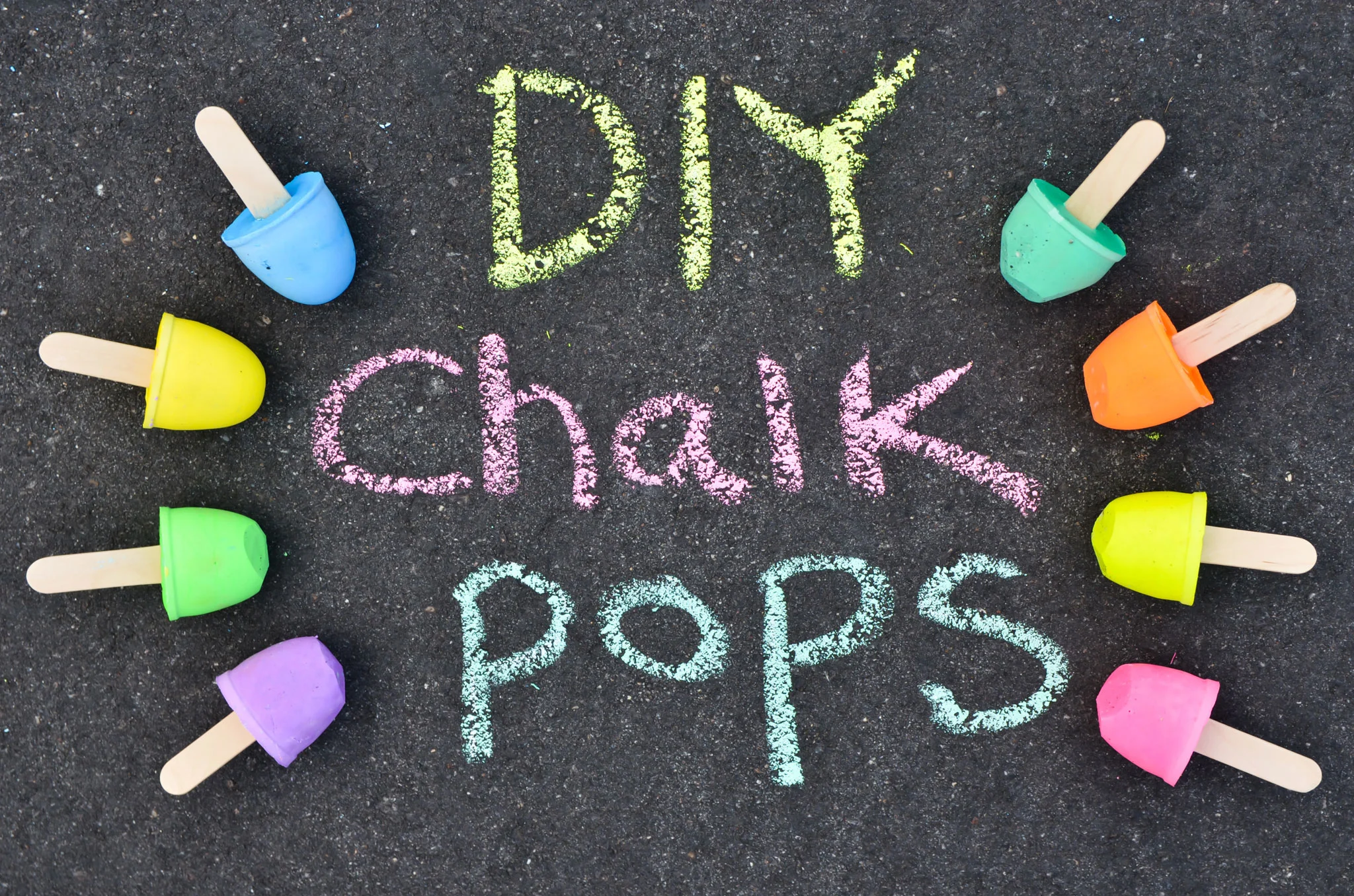 DIY Sidewalk Chalk Pops - Project Nursery
