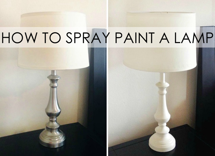 DIY Spray Painted Lamps Project Nursery