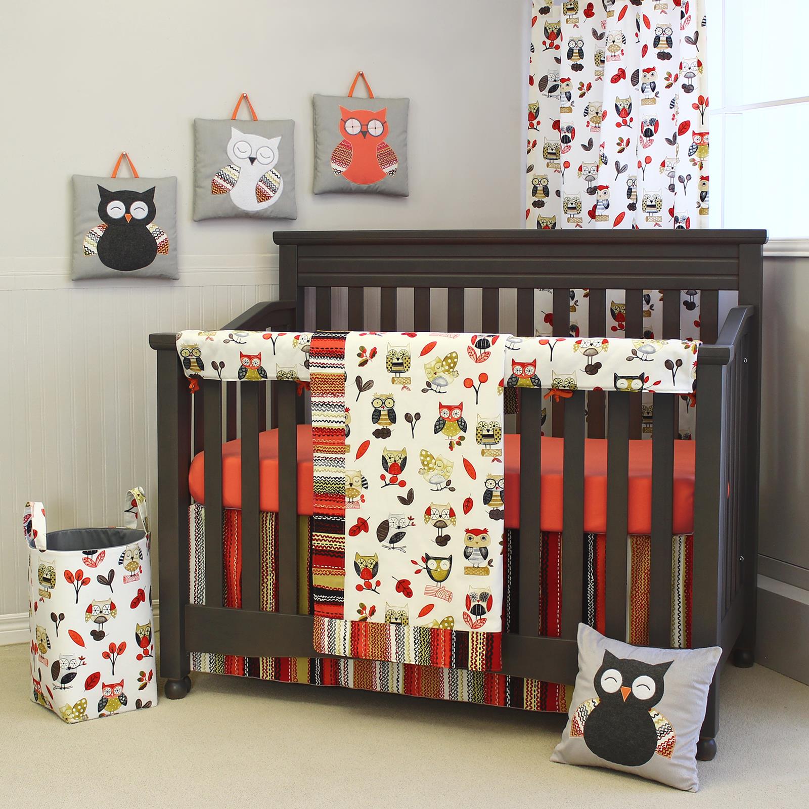 Owl-Themed Baby Bedding from Sweet Kyla