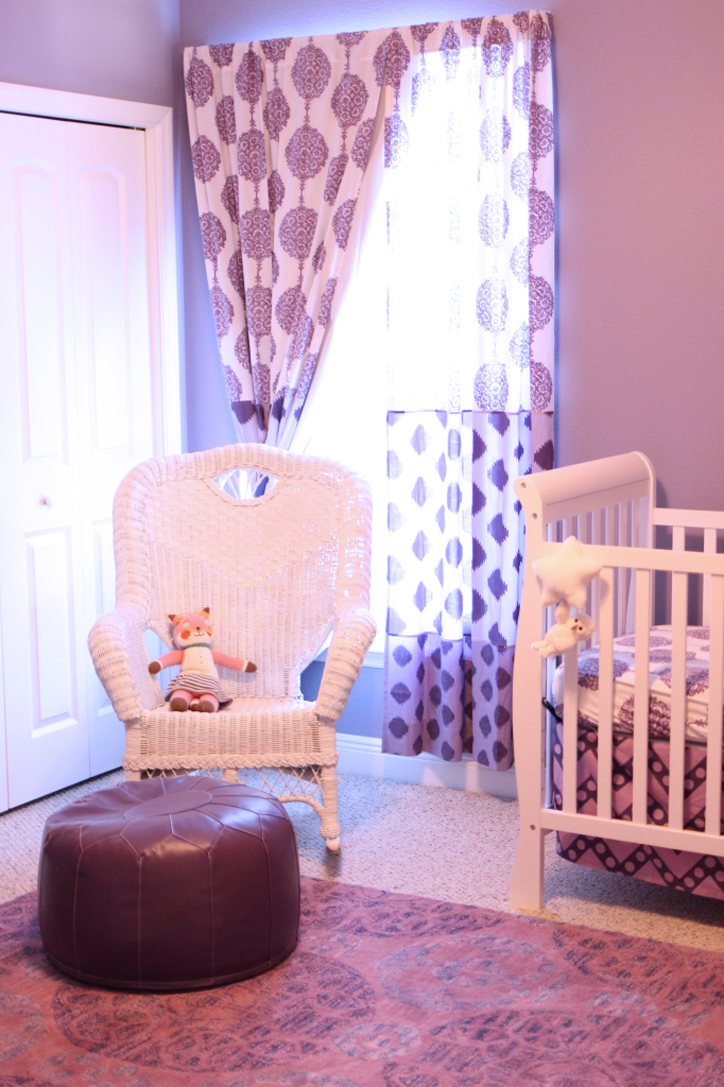 Purple and White Nursery - Project Nusery