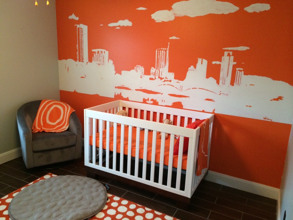 Orange Cityscape Nursery - Project Nursery