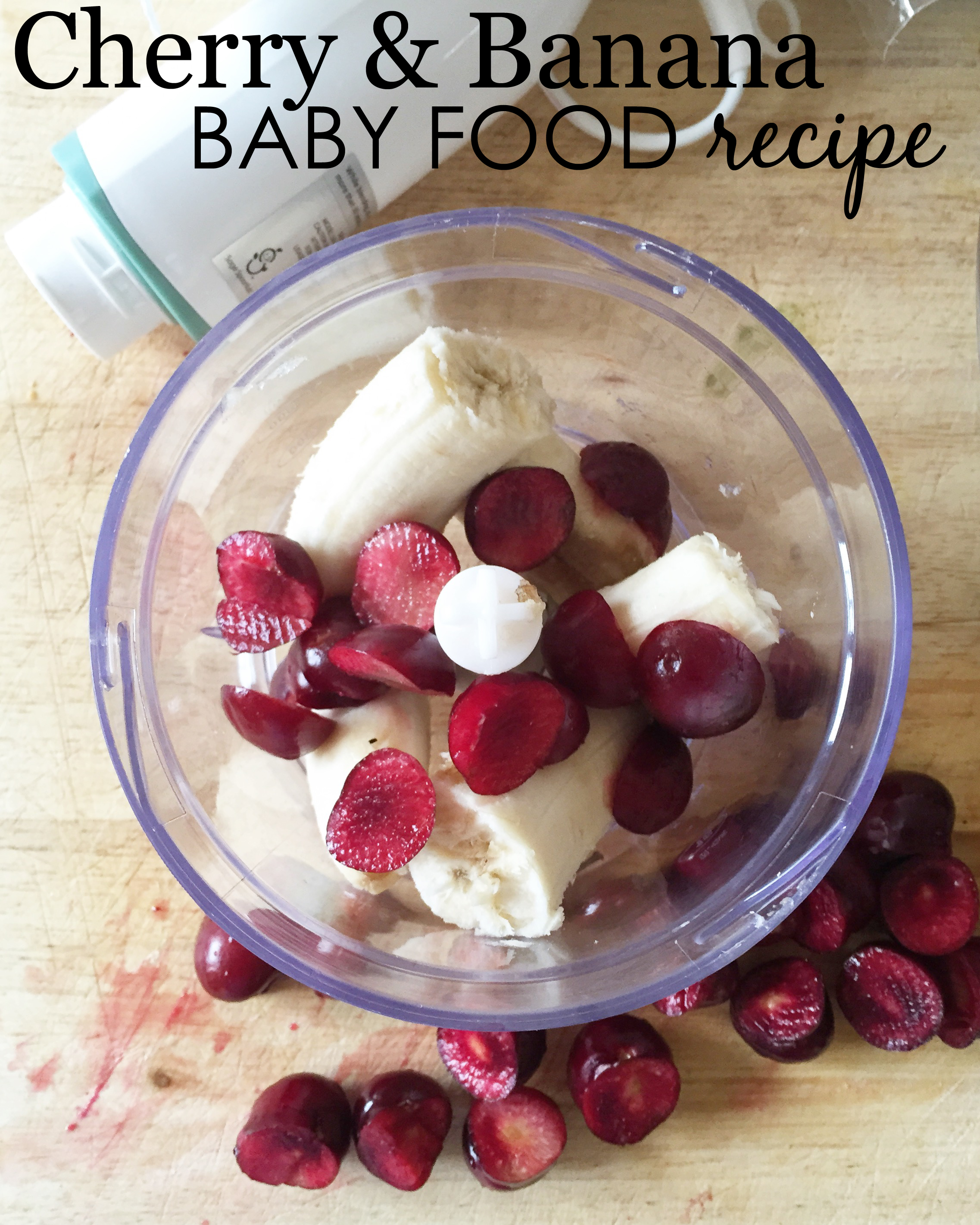 Cherry & Banana Baby Food Recipe