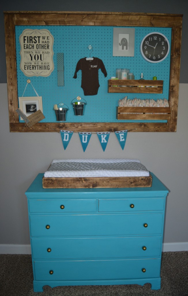 room and board changing table