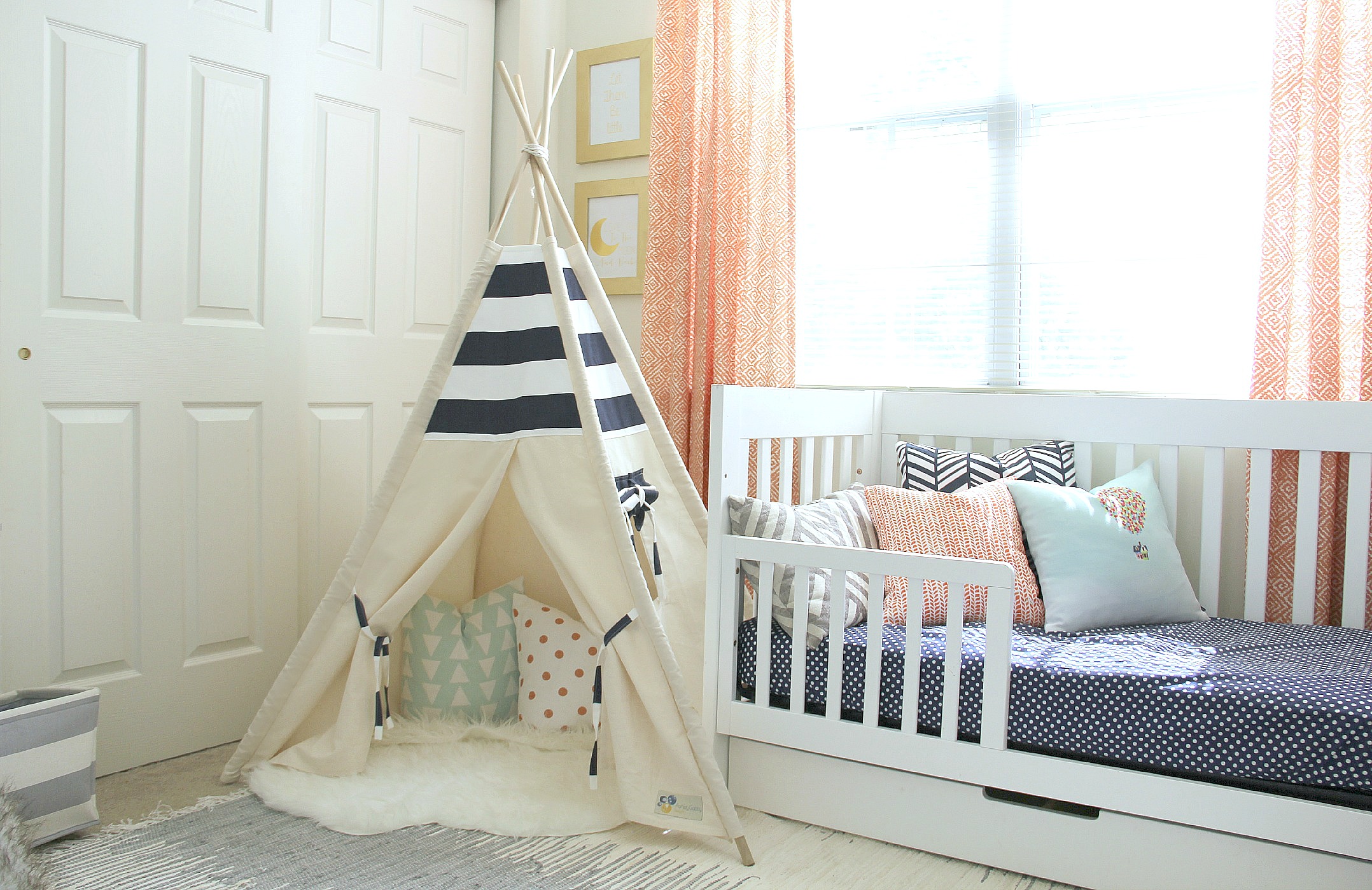 Shared Boys Room with Teepee Play Area