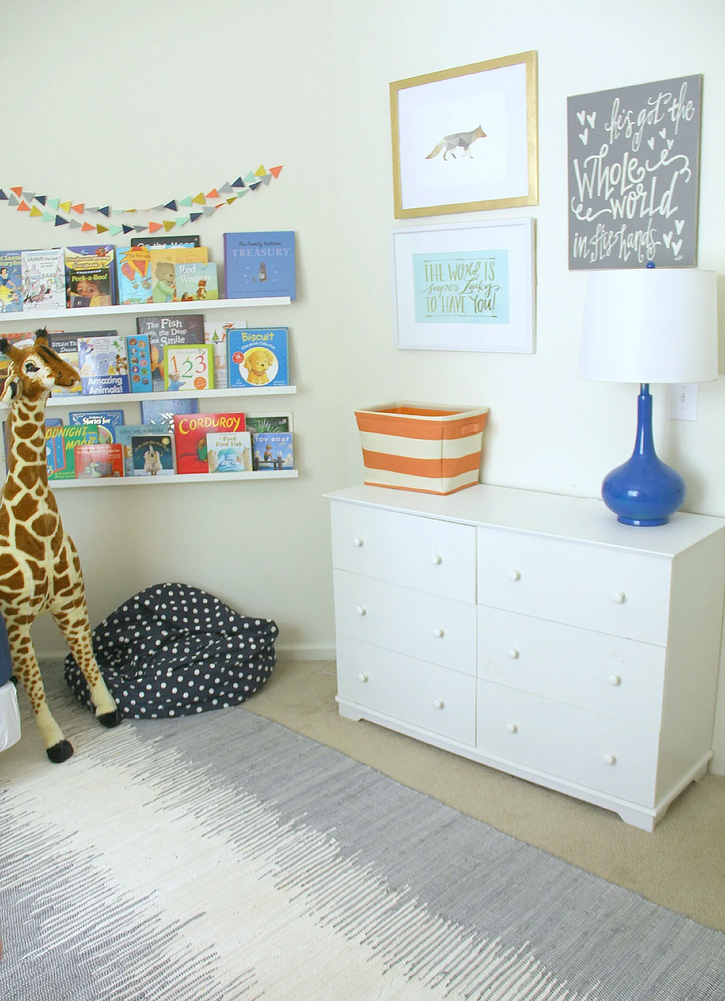 Shared Boys Room Reading Nook