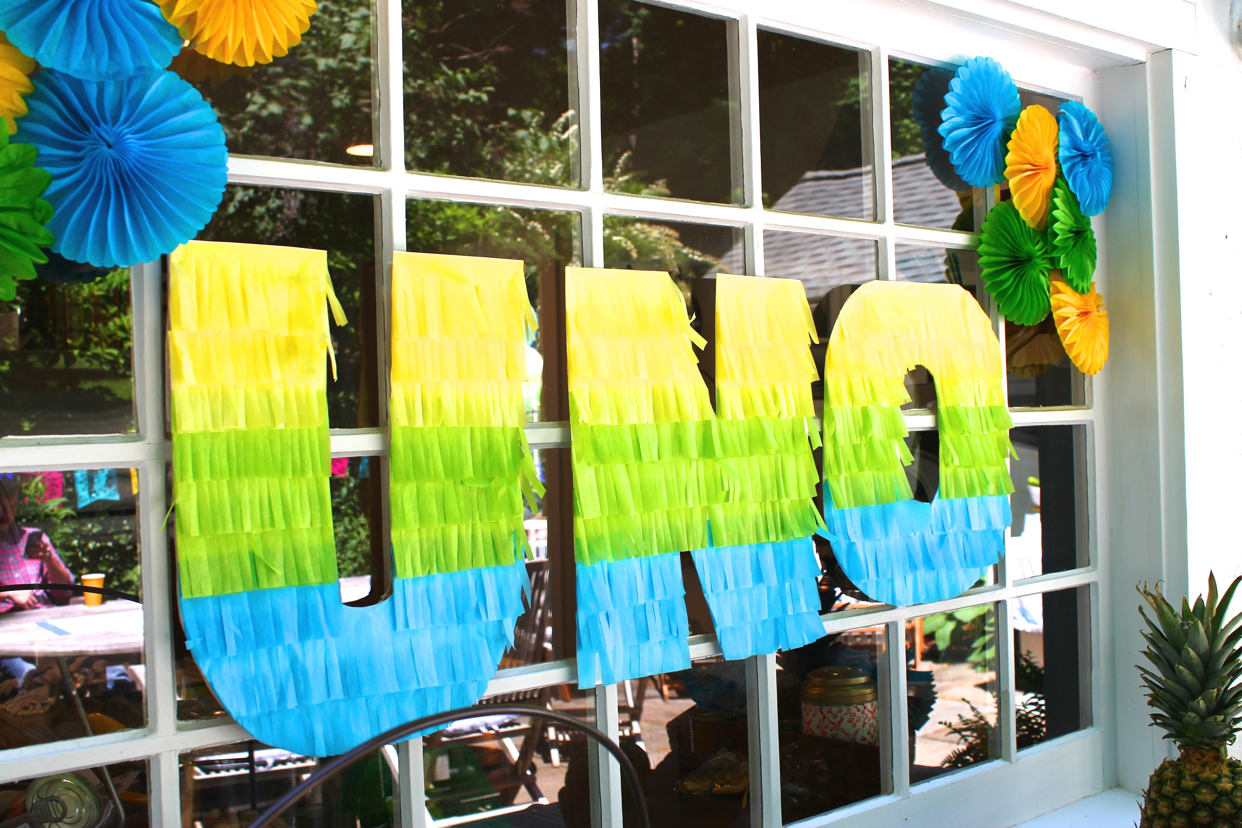 Uno Tissue Paper Letters