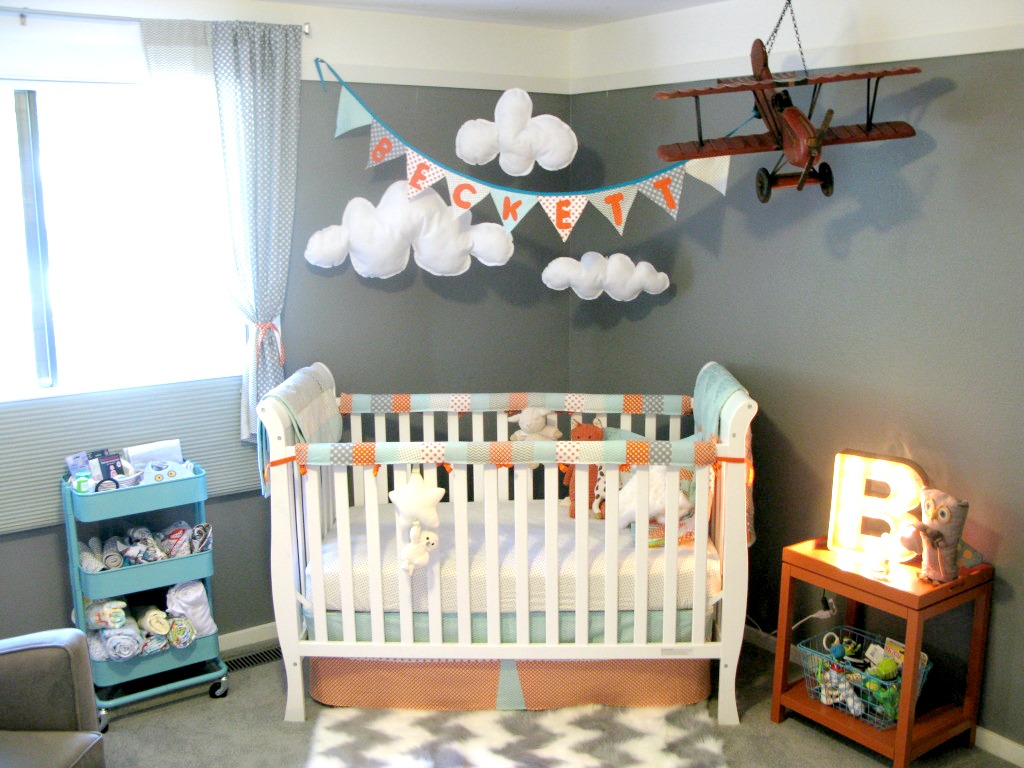 travel themed baby nursery decor