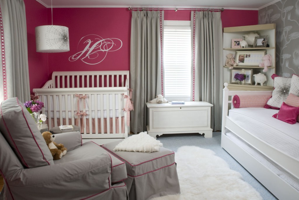 Red and Gray Bedroom Ideas Pretty in Pink  55 Pink  Nurseries Project Nursery