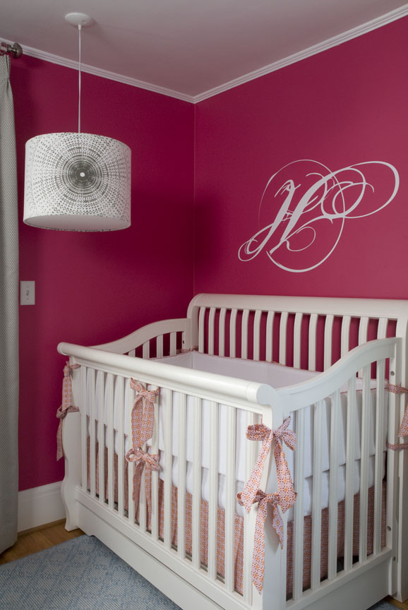 Hot Pink and White Nursery - Project Nursery
