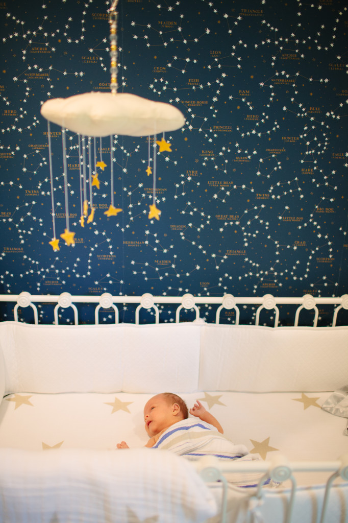 Star Mobile and Crib Bedding - Project Nursery