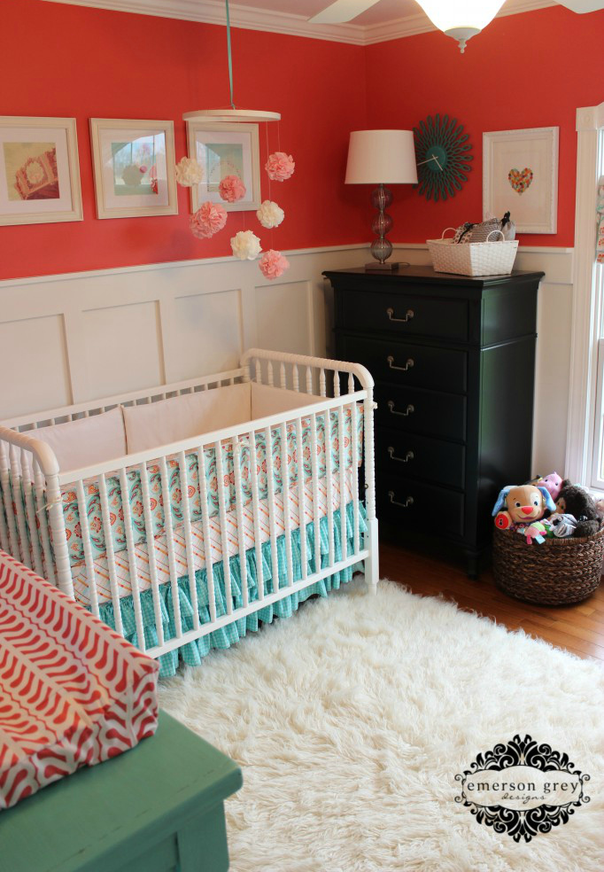 Orange and White Nursery - Project Nursery