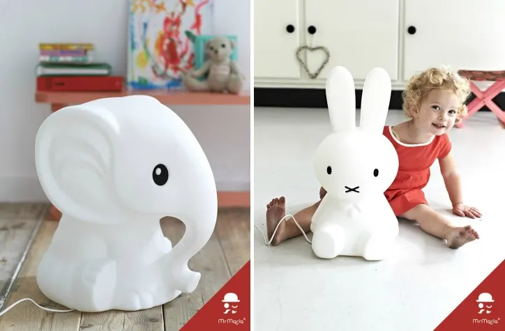 Anana the Elephant and Miffy the Bunny by Mr. Maria