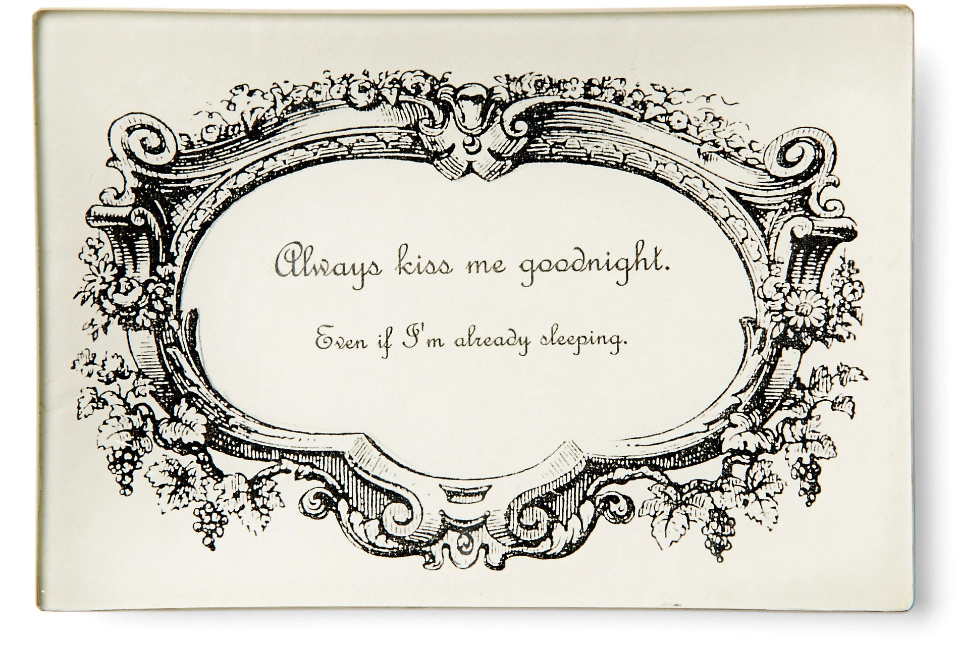 Goodnight Kiss Tray from One Kings Lane