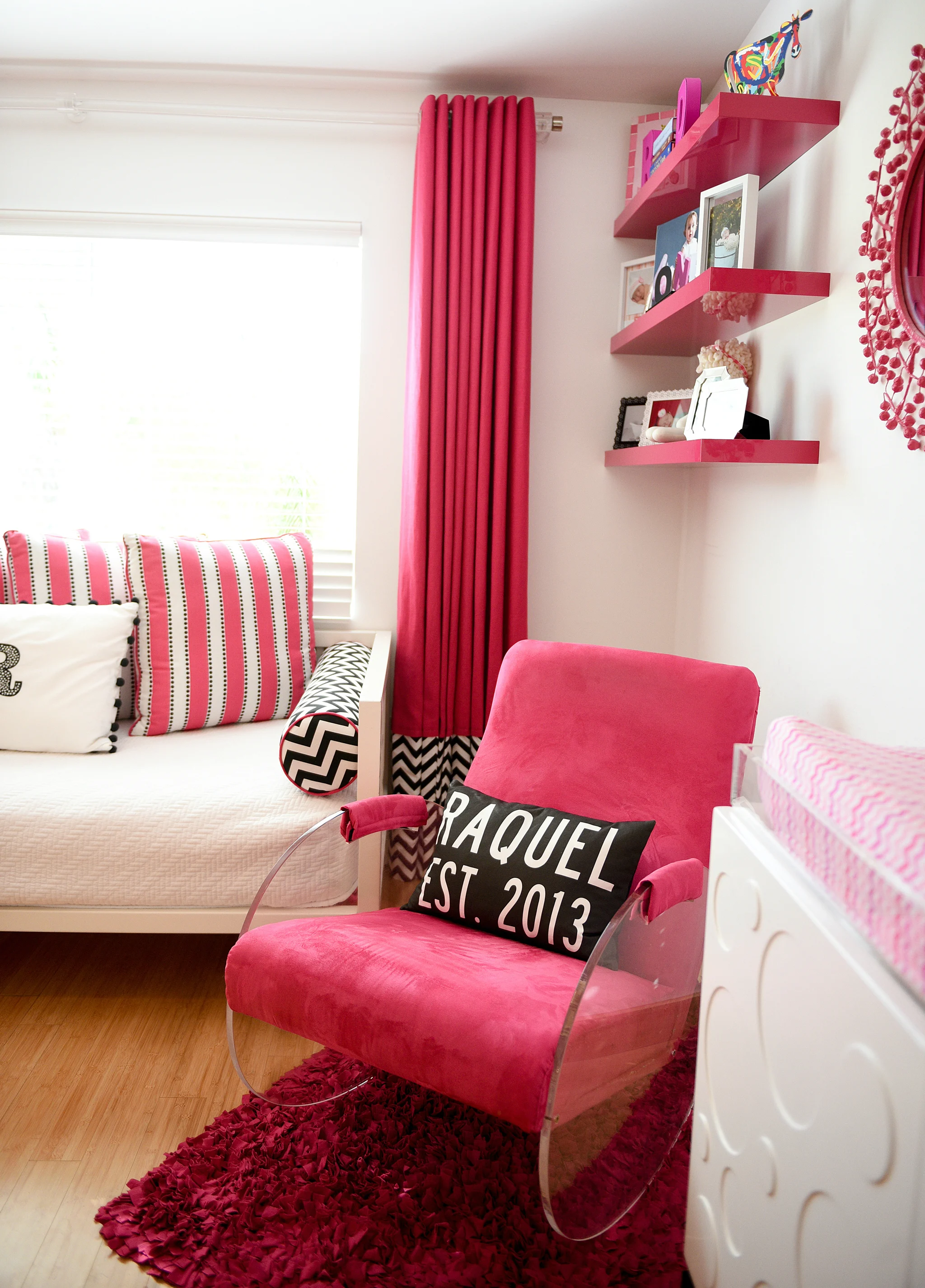 Modern Hot Pink and White - Project Nursery