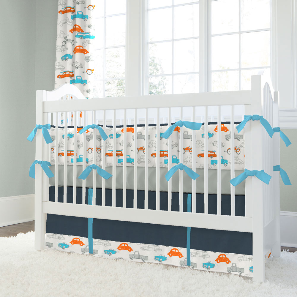 Retro Cars Crib Bedding from Carousel Designs