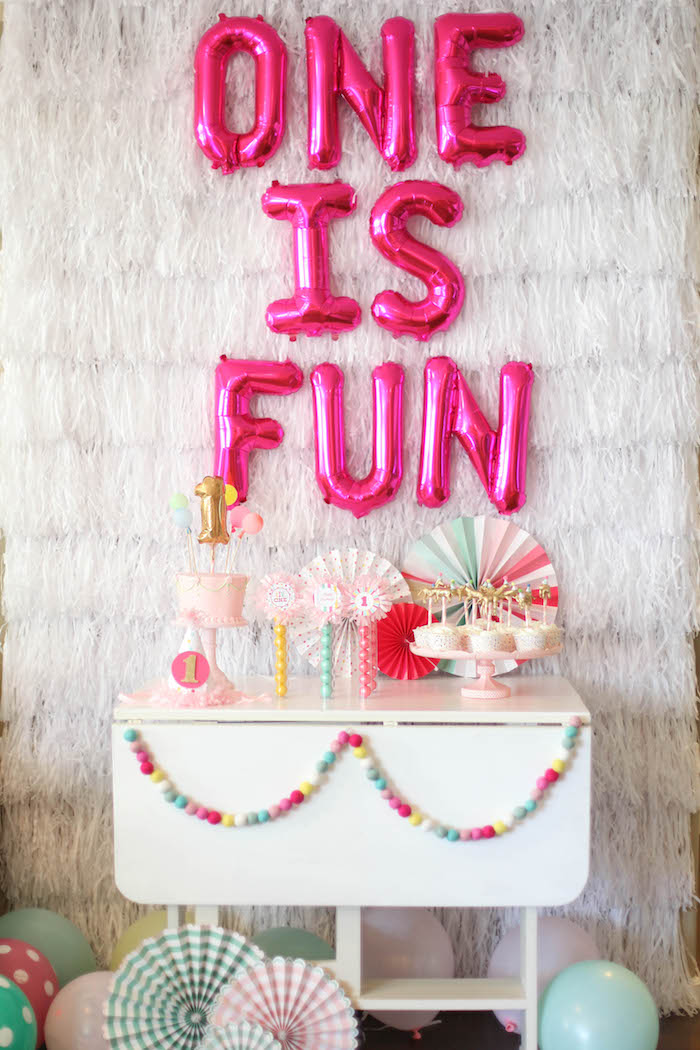 One is Fun Birthday Party - Project Nursery