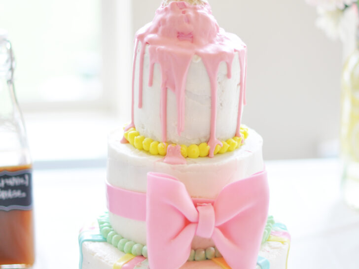 Pastel Ice Cream Themed Birthday Cake
