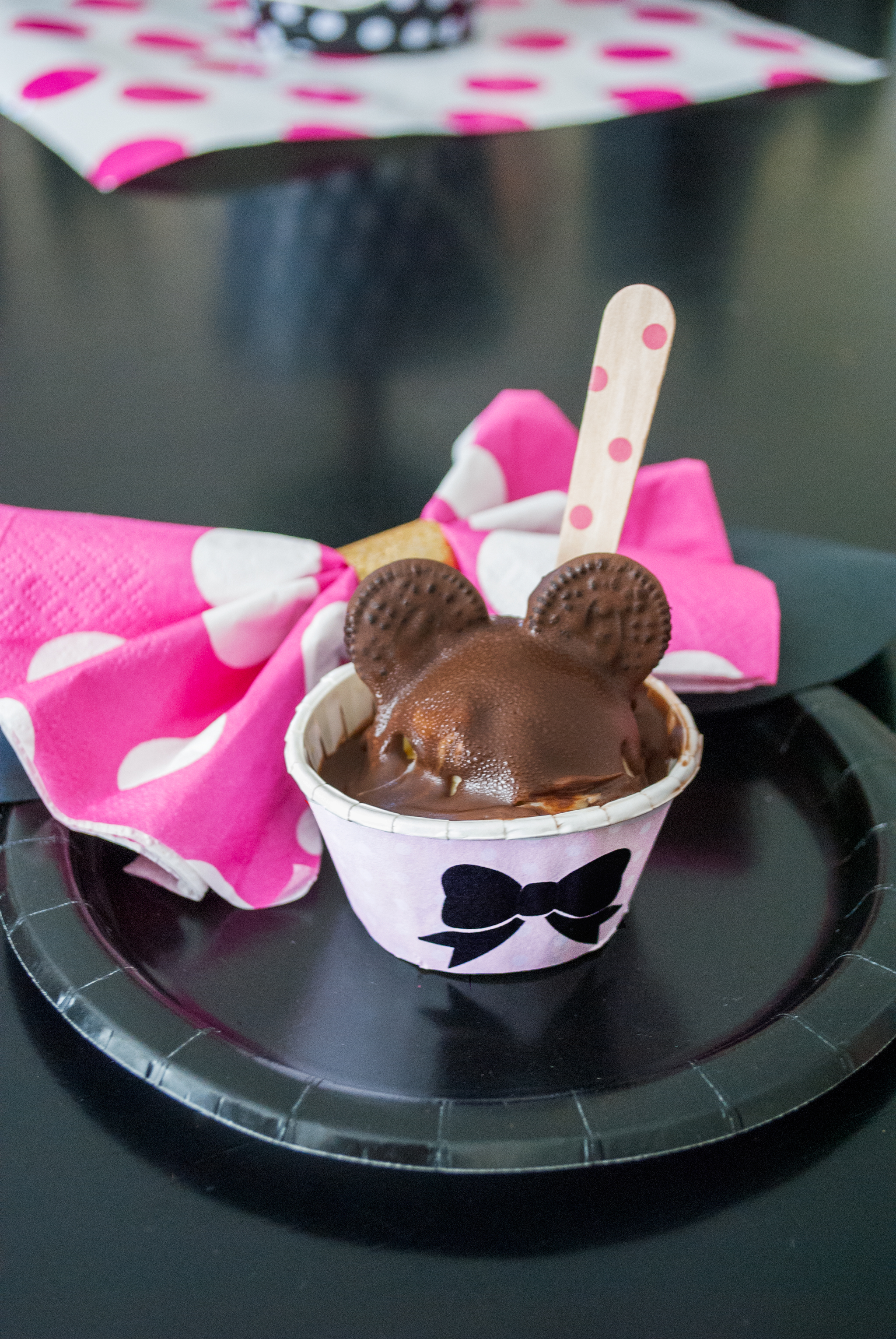 Minnie Mouse Ice Cream Sundae