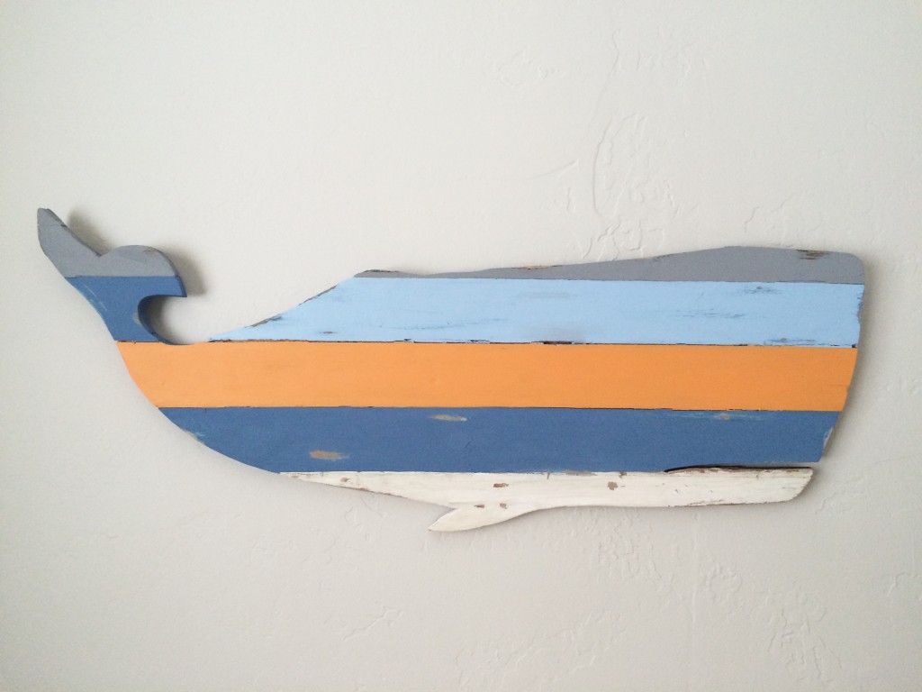 Painted Whale Nursery Wall Decor - Project Nursery