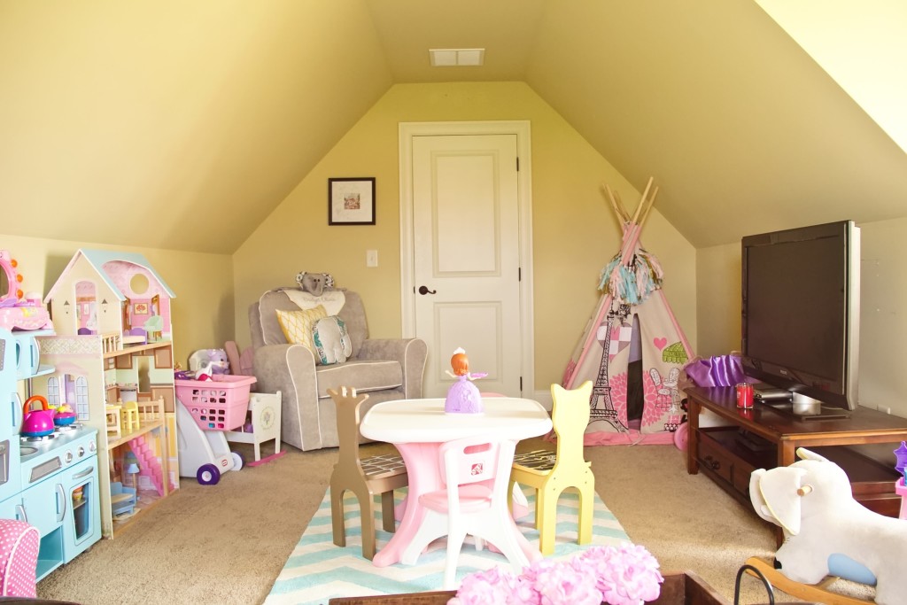 Girly Pink and Blue Play Room - Project Nursery