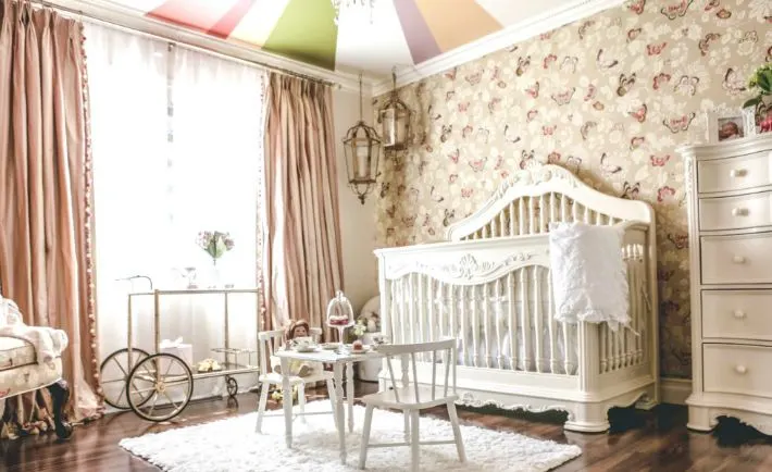 Modern Rococo Baby Girl Nursery - Project Nursery