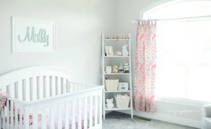 White Girl's Nursery with Paisley Accents - Project Nursery