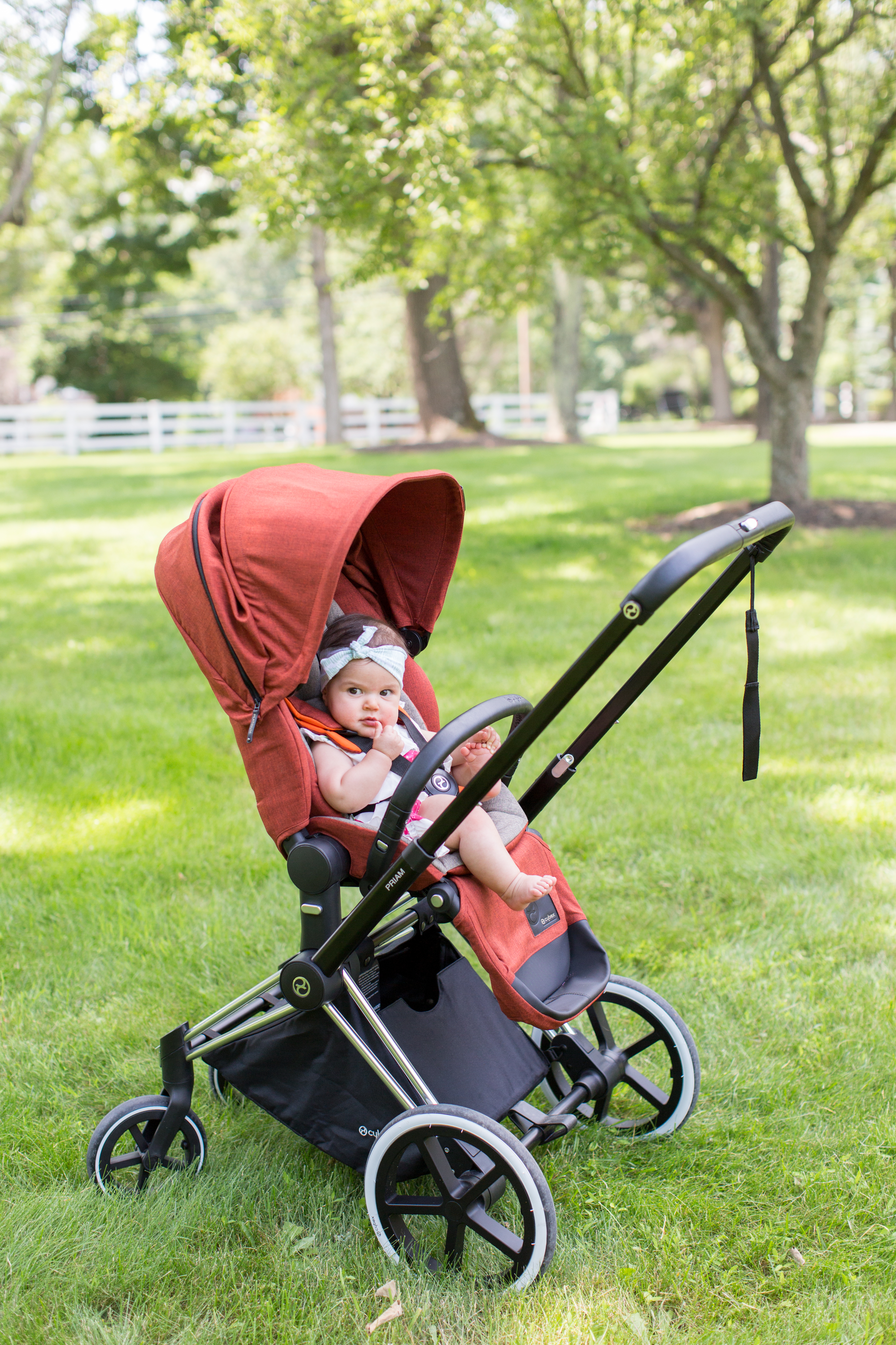 cybex pink stroller