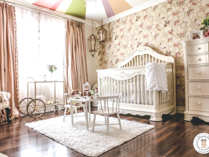Modern Rococo Baby Girl Nursery