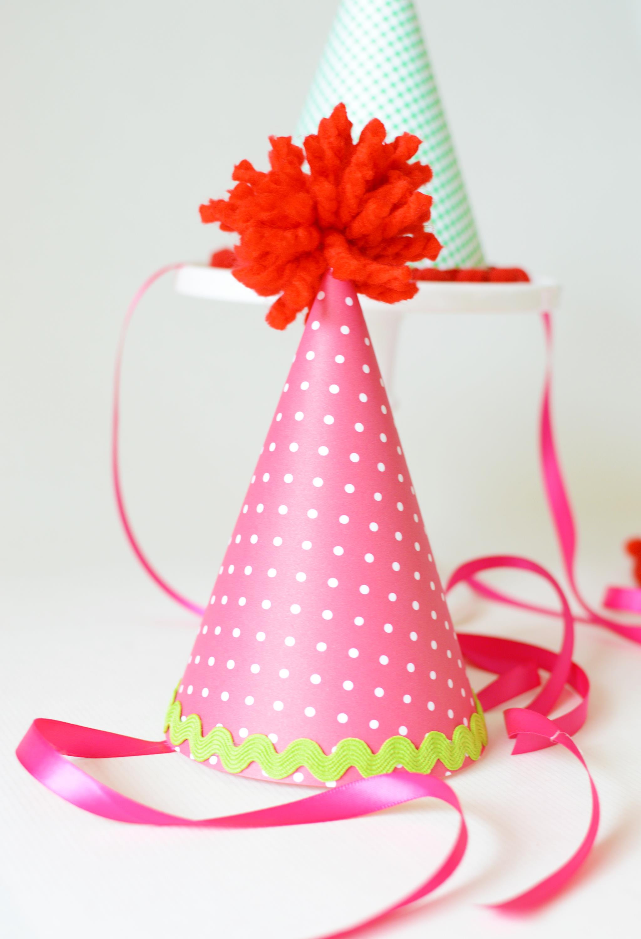 DIY Watermelon Party Hats