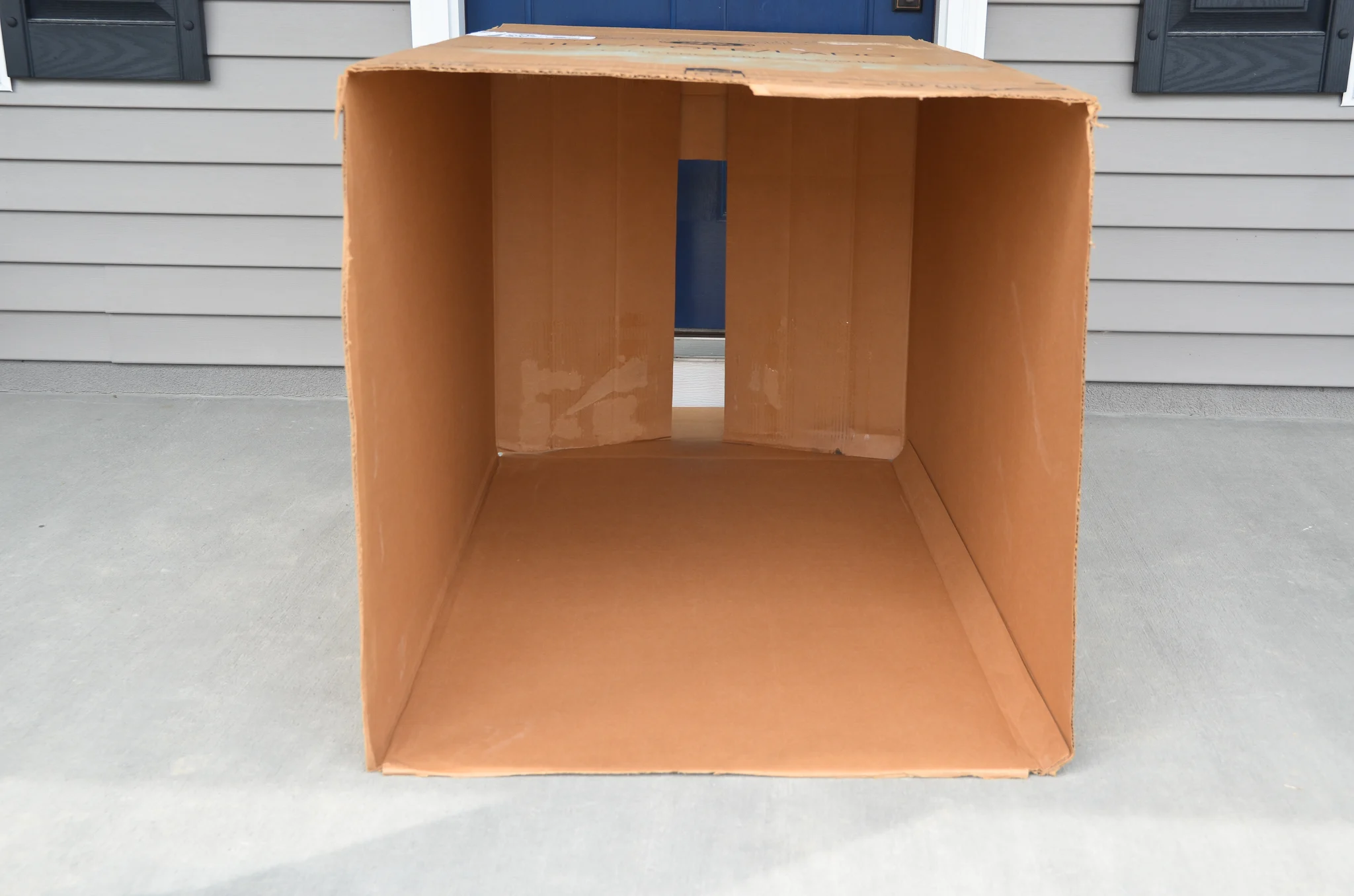 Cardboard Box for Kids Playhouse
