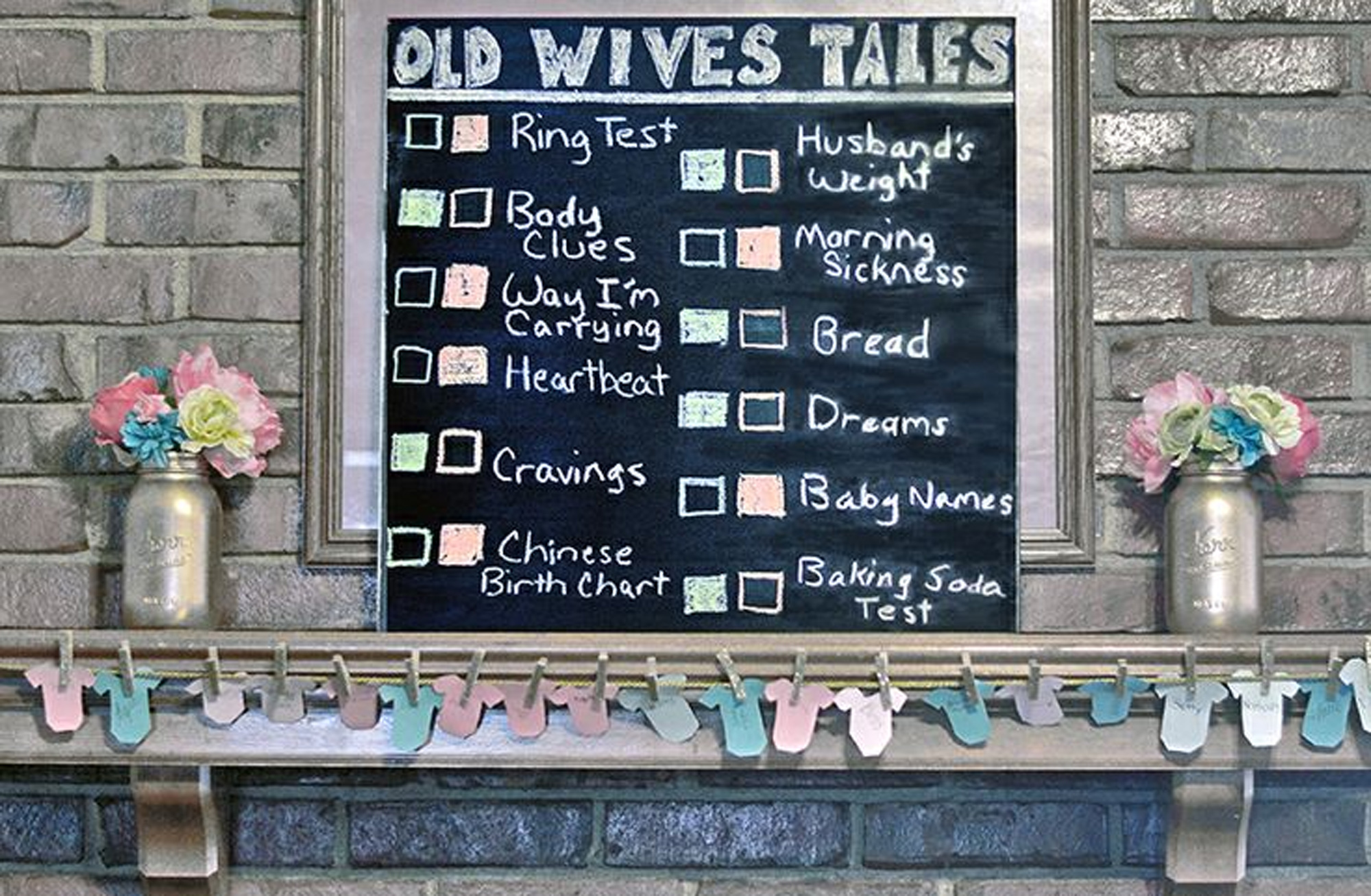 Gender Wives Tales Chart