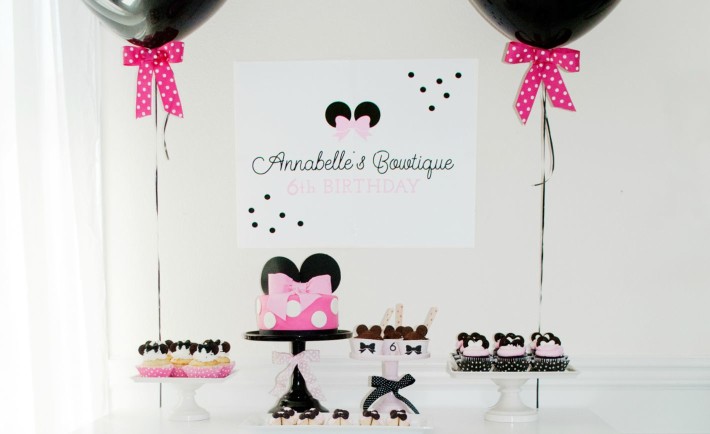 Minnie Mouse Bowtique Birthday Party