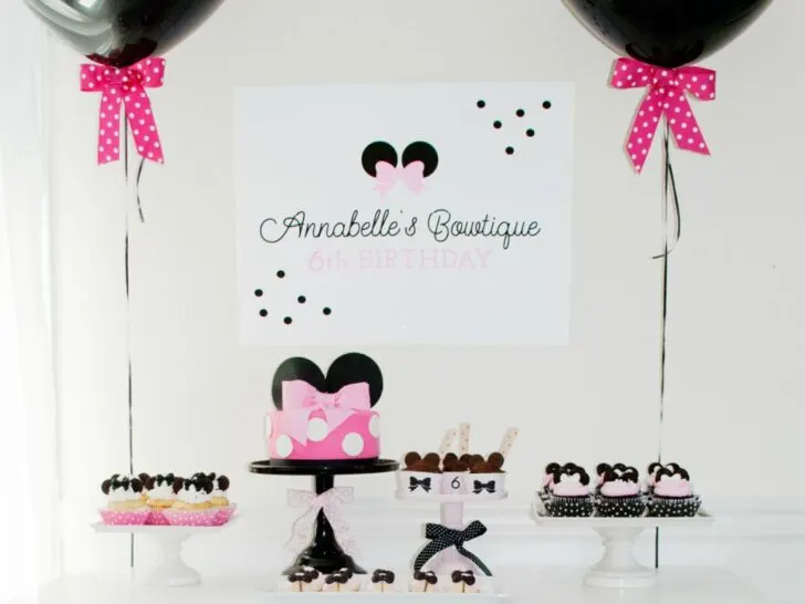 Minnie Mouse Bowtique Birthday Party
