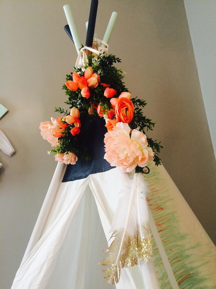 Flower Teepee Garland