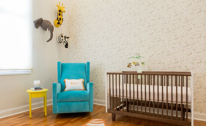 Gender Neutral Safari-Inspired Nursery