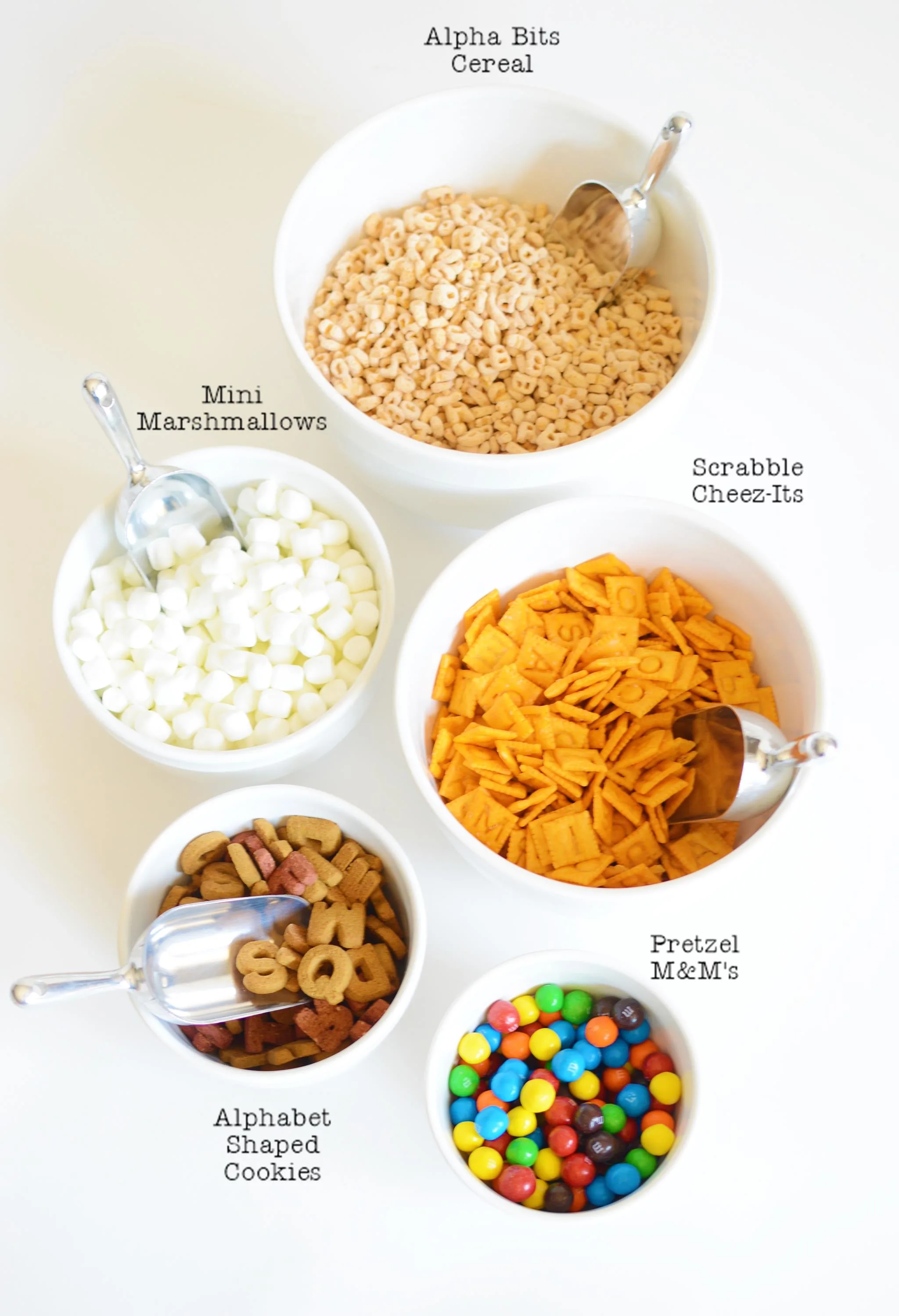 Back-to-School Snack Mix Ingredients