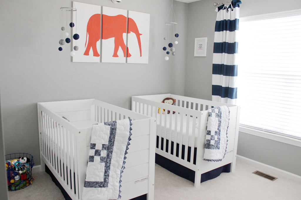 twin baby nursery