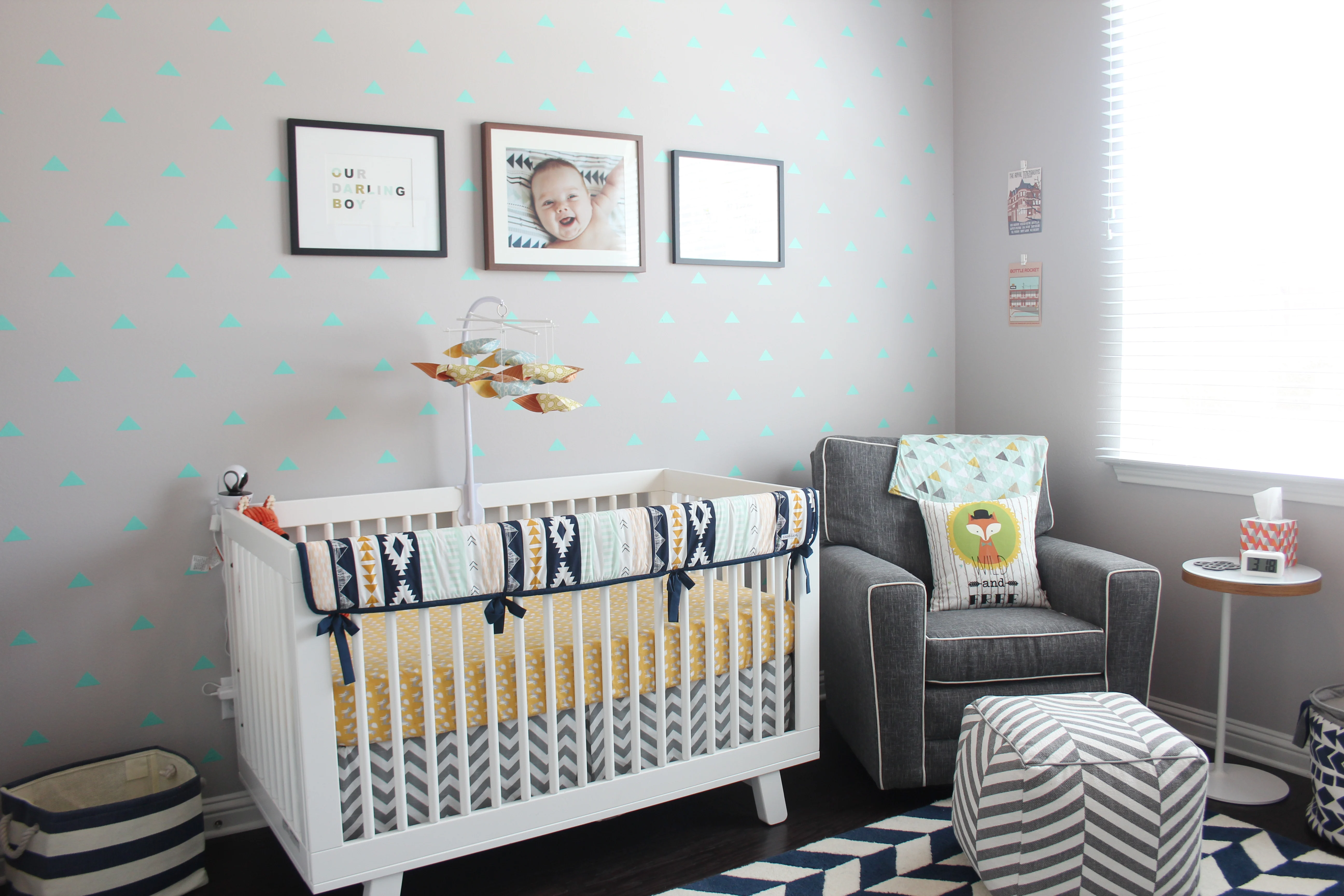 Geometric Woodland Nursery