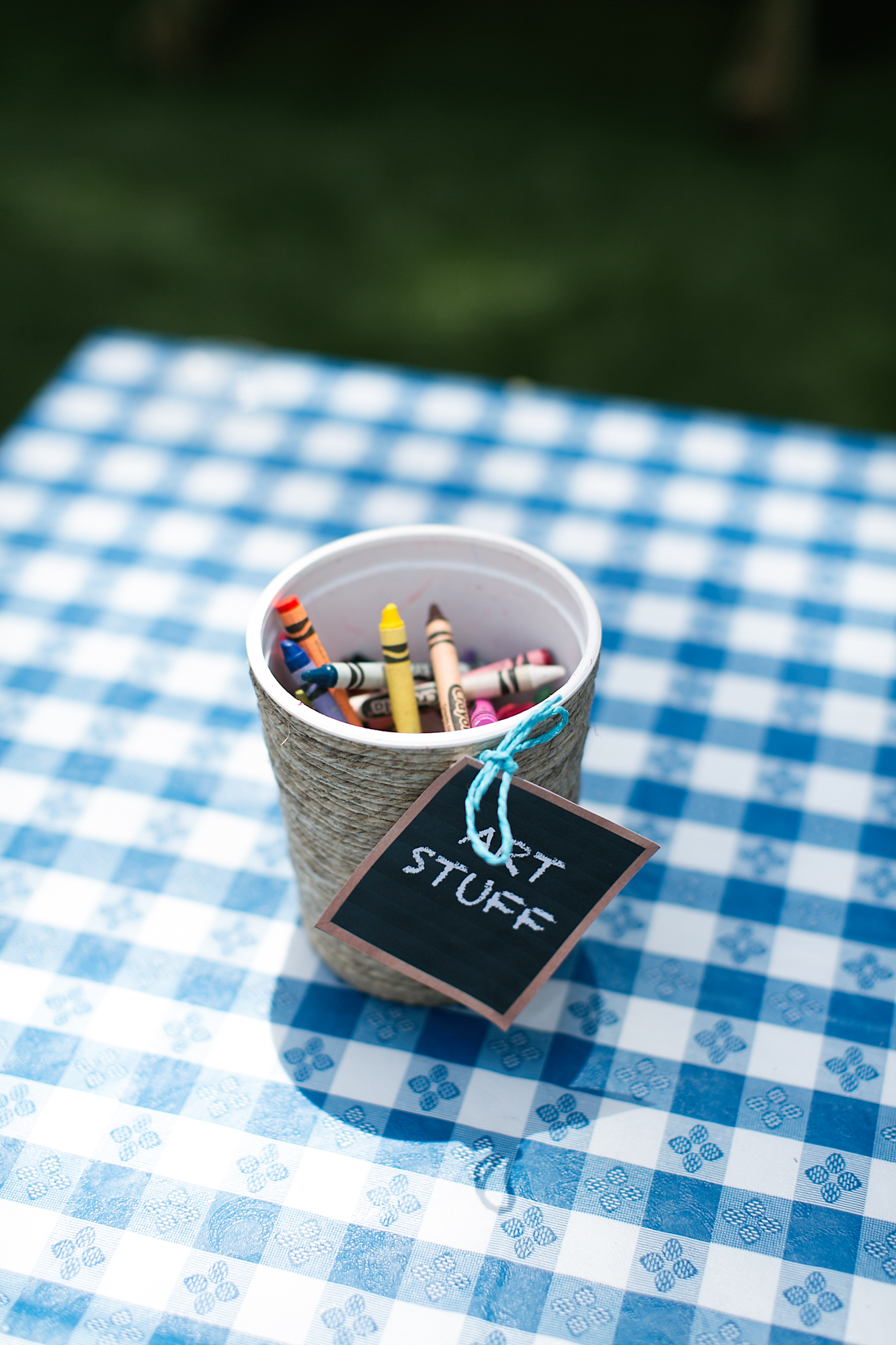 Twine Wrapped Upcycled Bins 