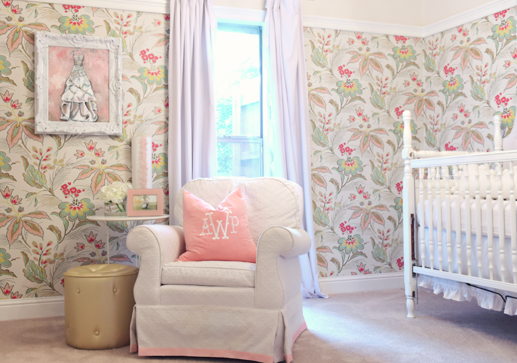 Floral Little Girl Nursery - Project Nursery