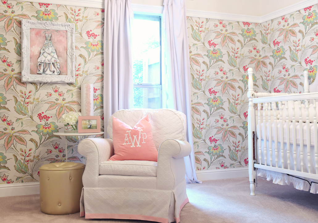 Floral Little Girl Nursery