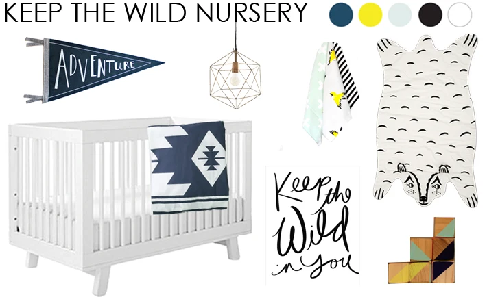 Wild Nursery Design Board - Project Nursery