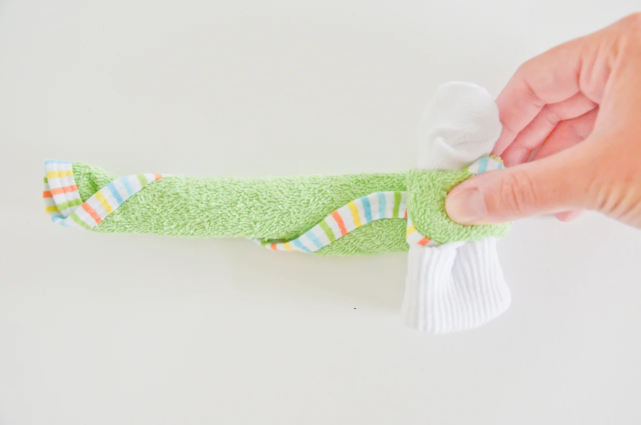 Baby Washcloth Cupcakes Tutorial