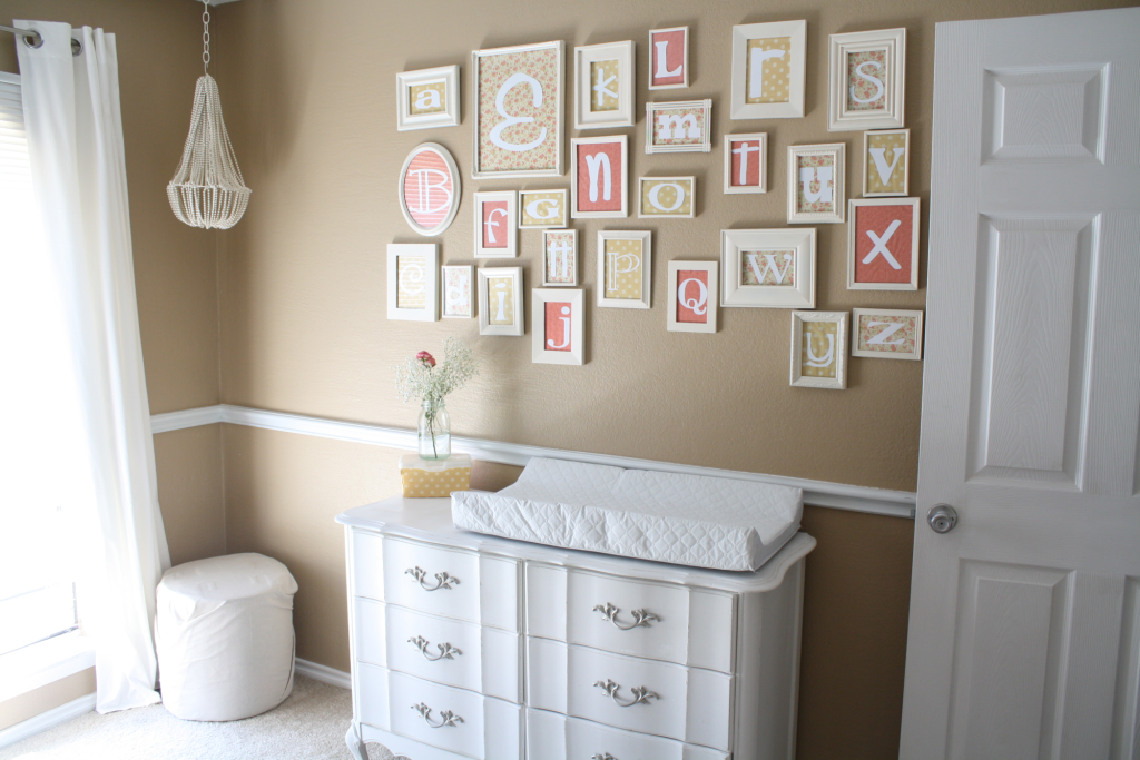 Framed Alphabet Nursery Art - Project Nursery