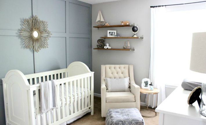 Gender Neutral Nautical-Inspired Nursery - Project Nursery