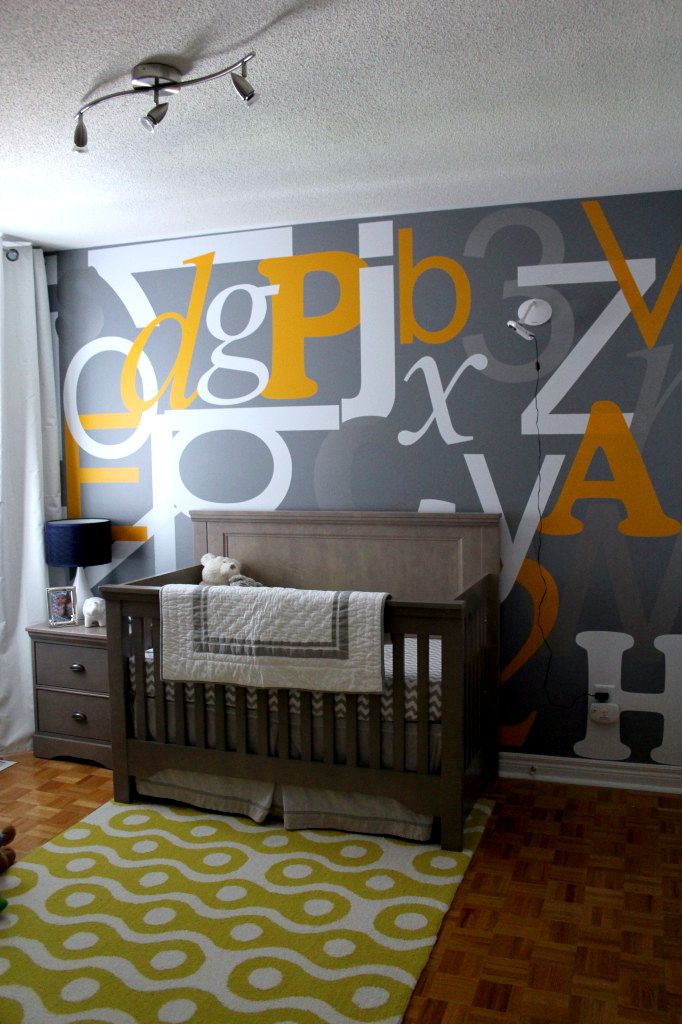 Alphabet Mural - Project Nursery