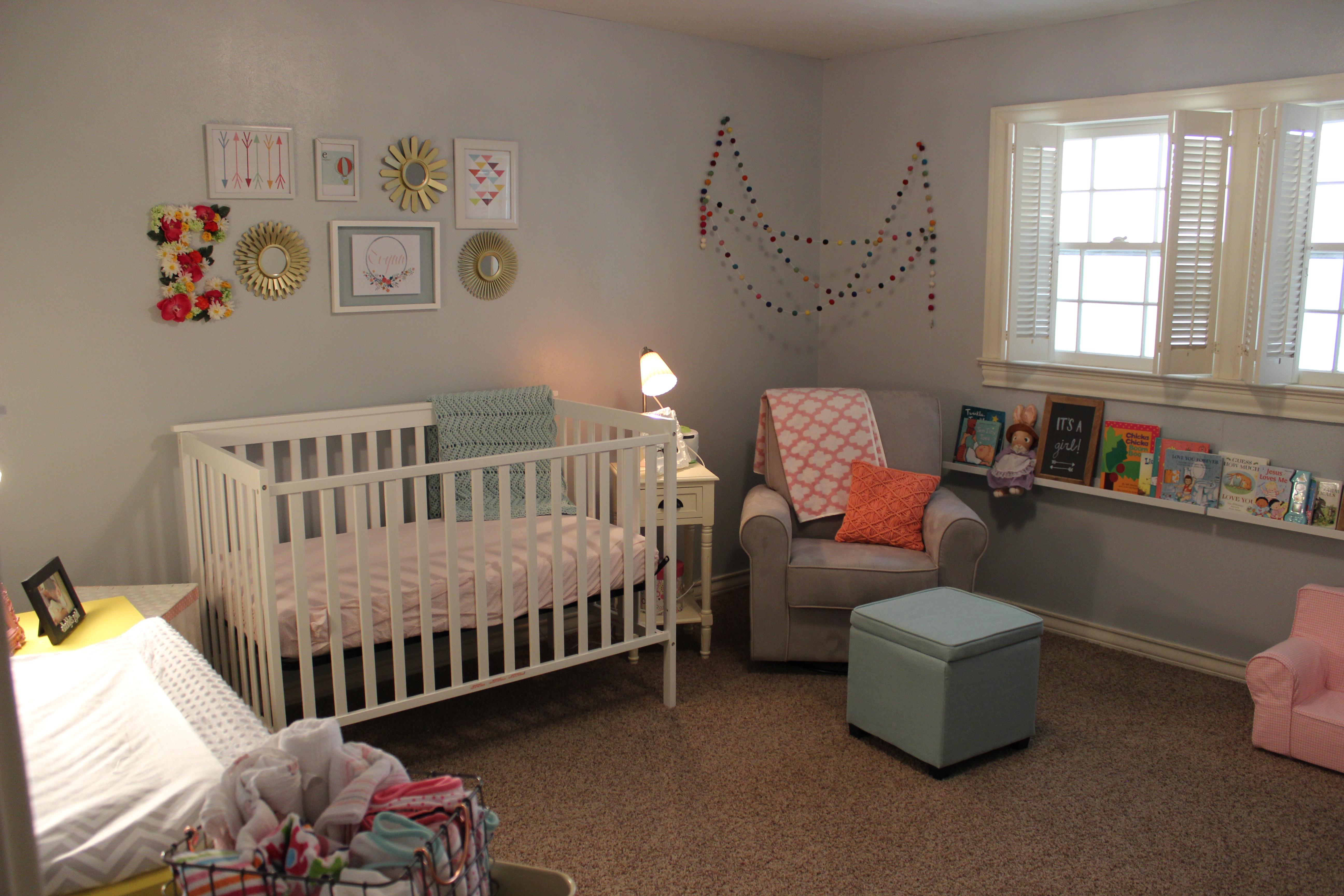 nursery in living room