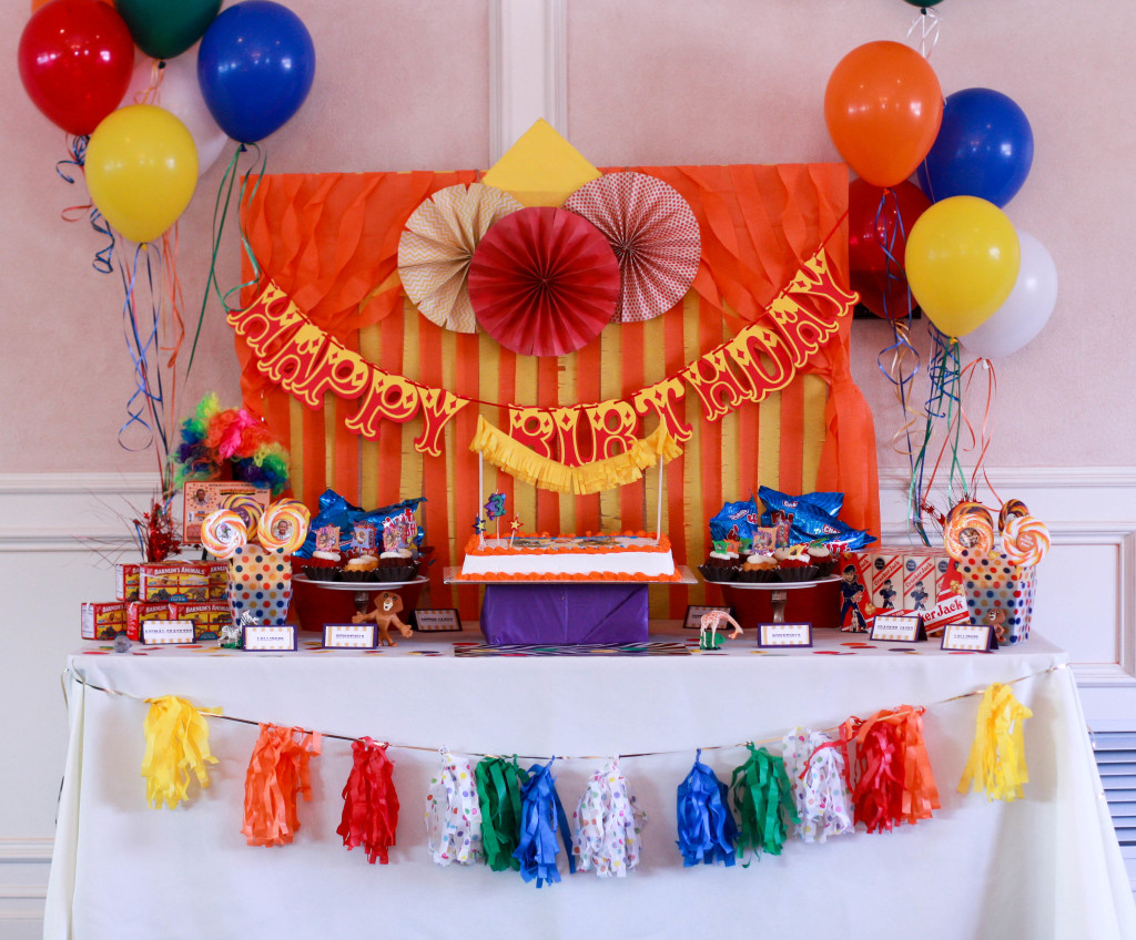 Circus Themed Birthday Party Madagascar 3 Style Project Nursery