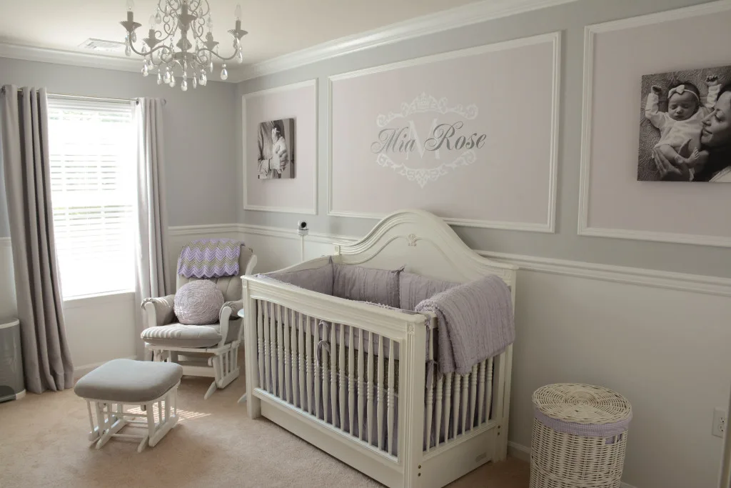 Elegant Lavender and Gray Nursery - Project Nursery