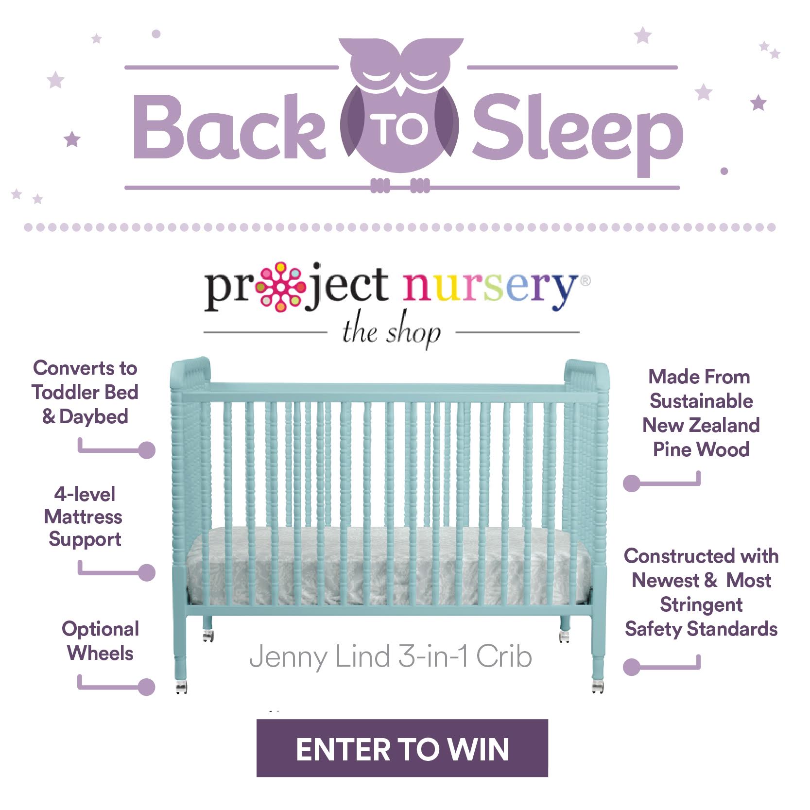 Jenny Lind Crib from The Project Nursery Shop